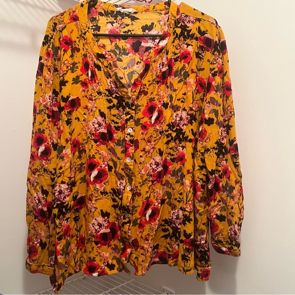 3X Floral Blouse - Picture 2 of 6